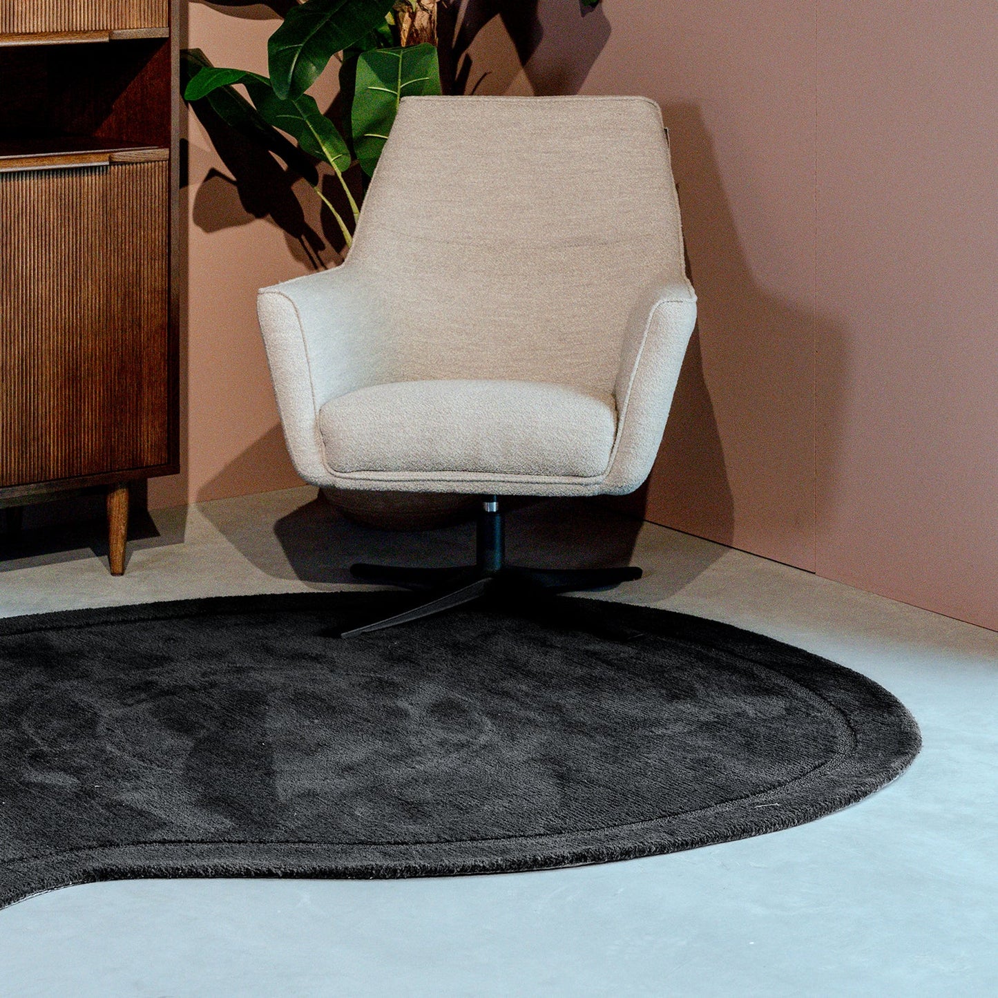 Tapis Mody | Anthracite | 160x230 cm